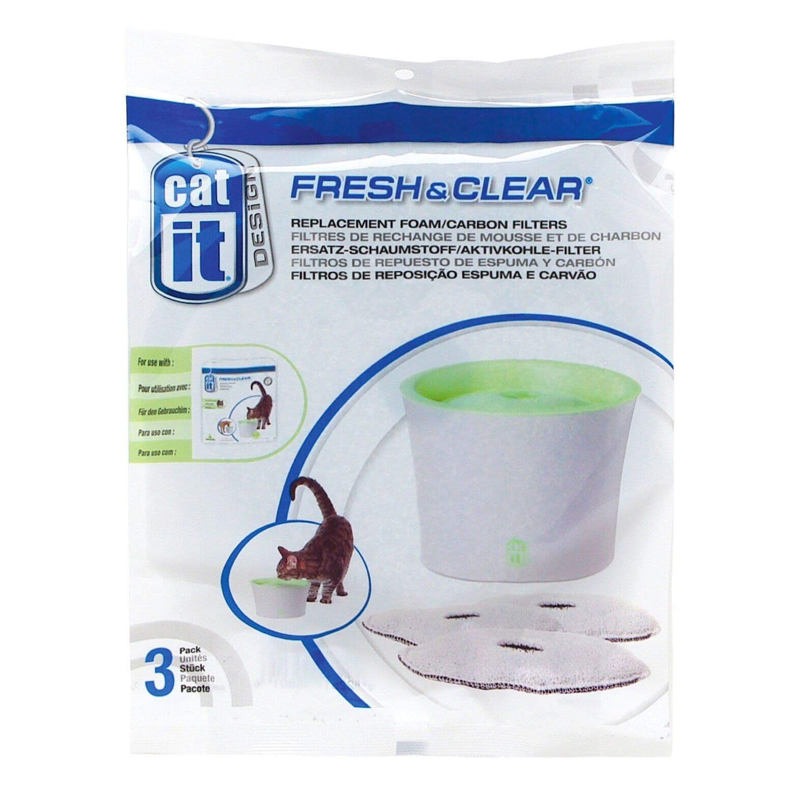 

Сменный фильтр для поилки Catit (для Fresh & Clear 55600), 3 шт.