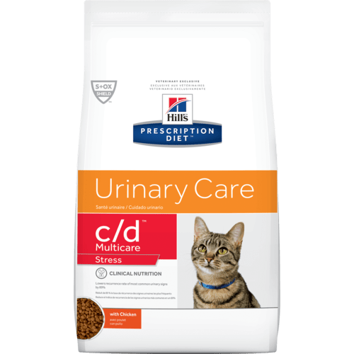 

Лечебная диета для кошек Hill's Prescription Diet c/d Feline Urinary Stress (курица) - для снижения повторного проявления идиопатического цистита кошек и для борьбы со стрессом - 0,4кг