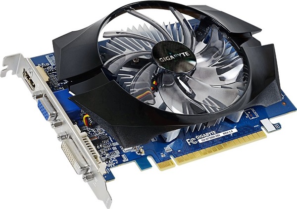 

Відеокарта GigaByte GeForce GT 730 2GB GDDR5 902MHz/5000MHz, 64Bit, PCI-Ex 16 v3.0, DirectX11.2, DVI, HDMI, VGA