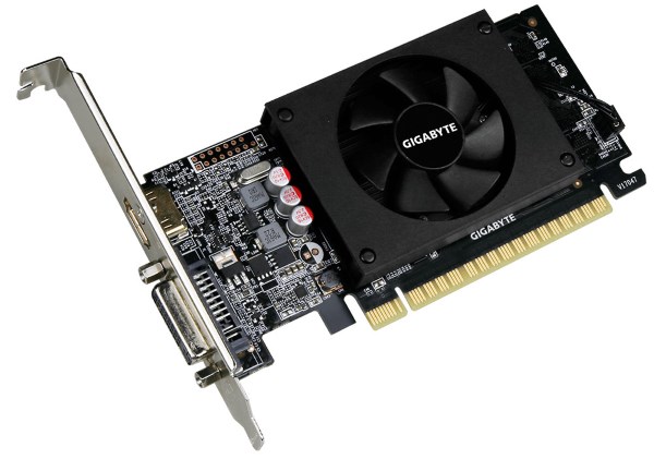 

Відеокарта GigaByte GeForce GT 710 1GB GDDR5 64bit Low Profile