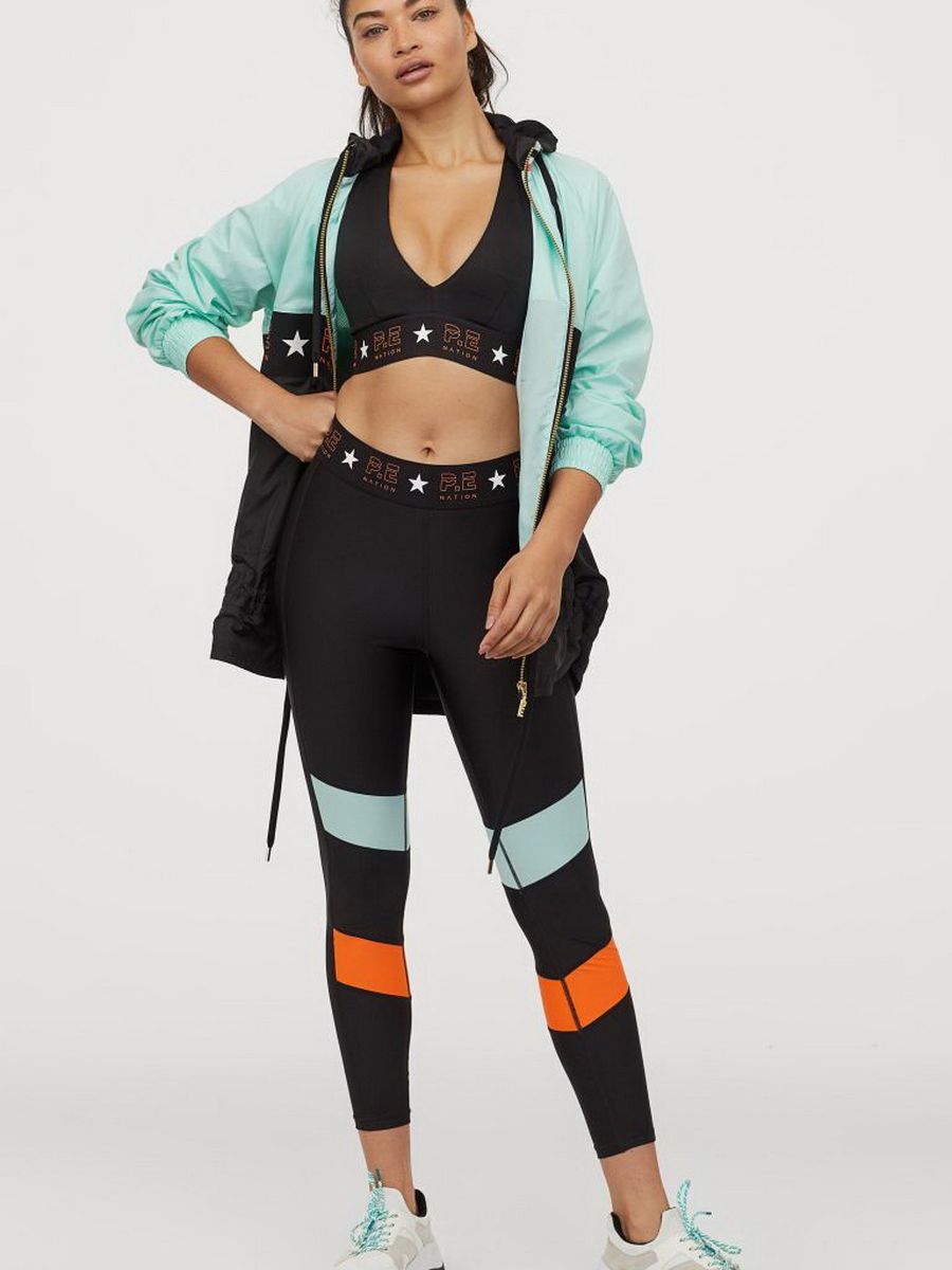 

Спортивные леггинсы H&M Sport 0810018-1 M Черные