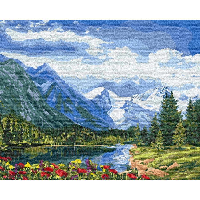 

Картина по номерам "Альпийское совершенство" 40*50 (КНО2288)