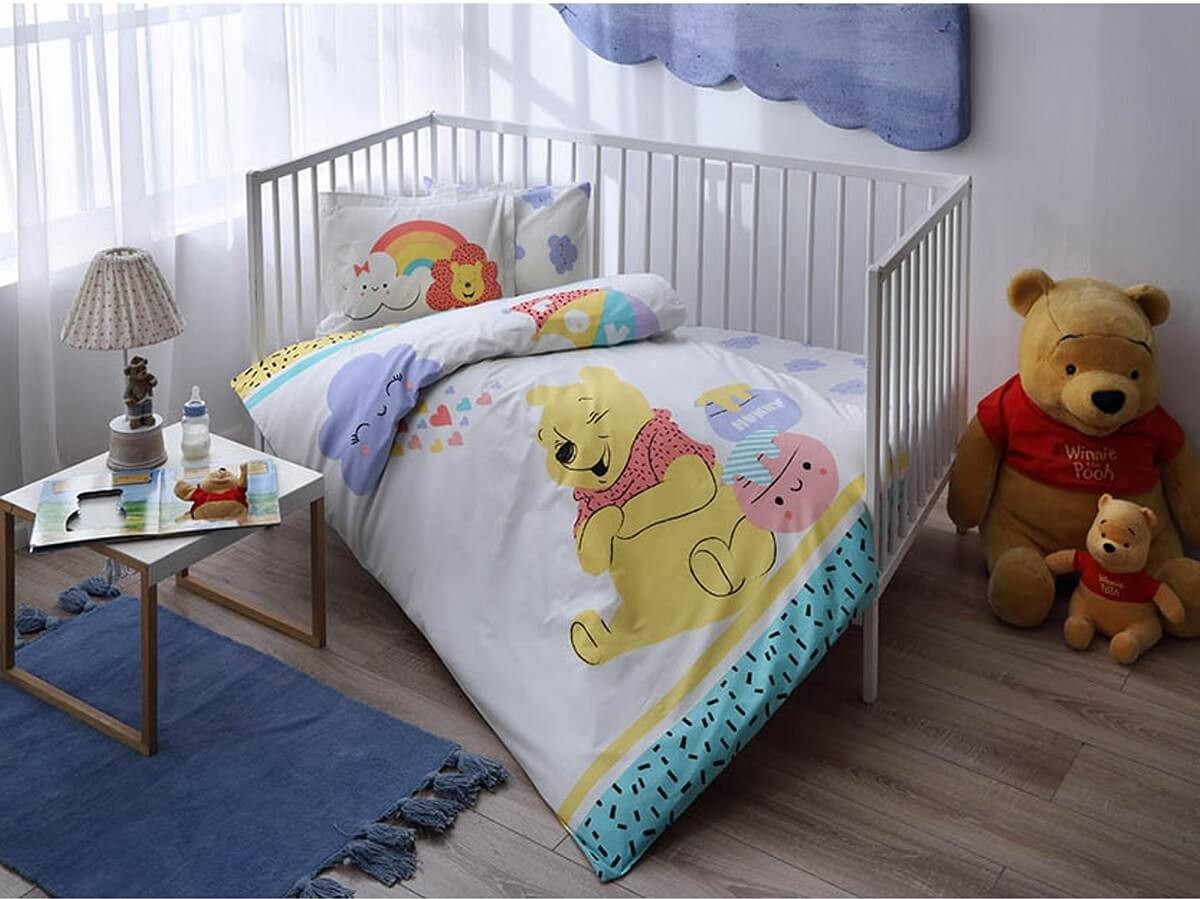 

Комплект постельного белья в кроватку TAC Winnie Hunny Baby Ранфорс