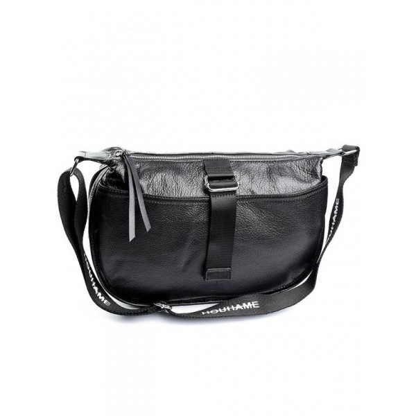 

Женская кожаная сумка кросс-боди Parse 8102-1 Black