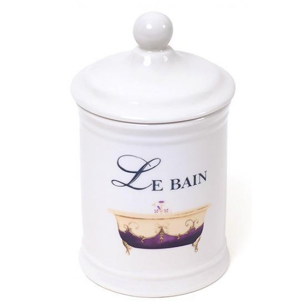 

Емкость LE BAIN Ø10.5х18.5см для гигиенических принадлежностей, фарфор