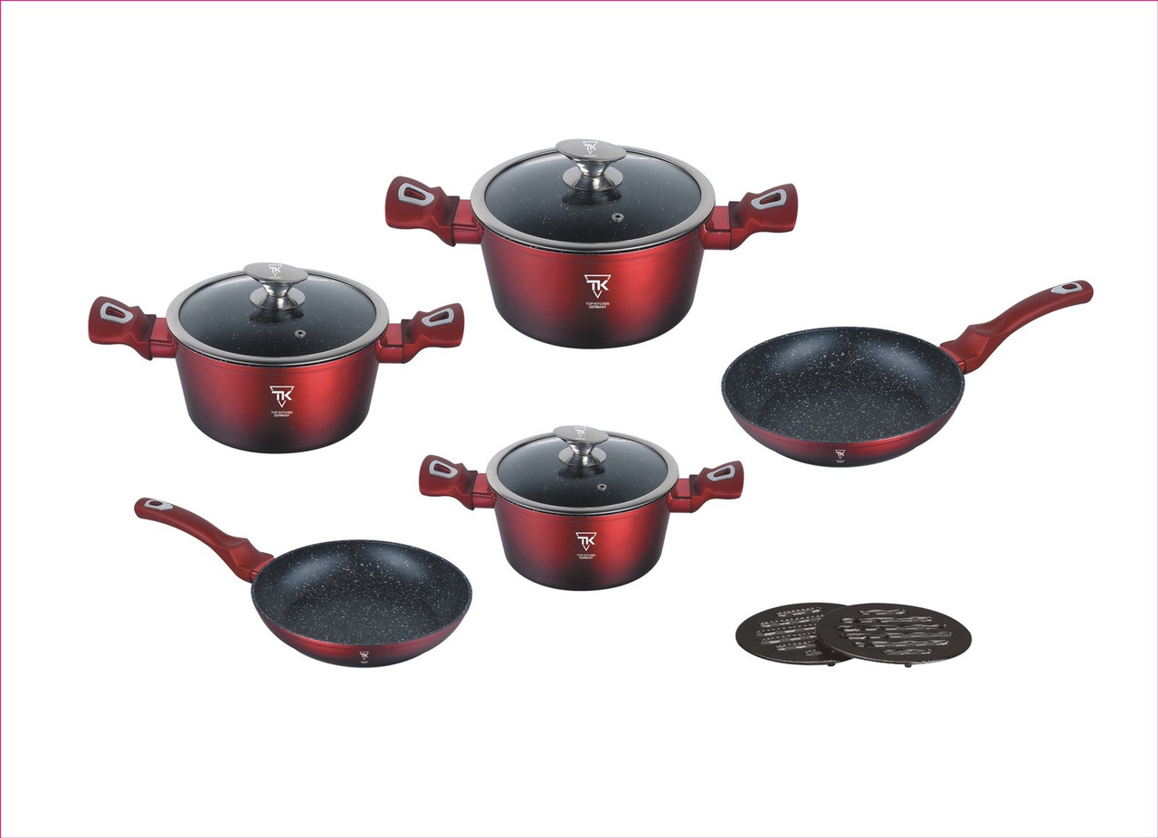 

Набор Кастрюль Top Kitchen TK00012 из 5 предметов красный