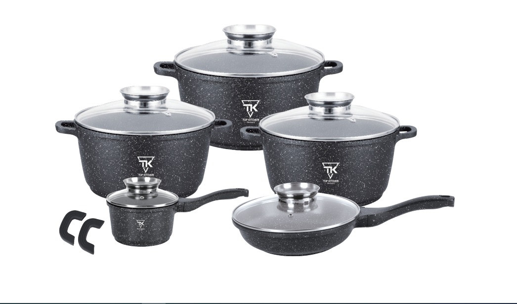 

Набор Кастрюль Top Kitchen TK00020 из 5 ёмкостей чёрный