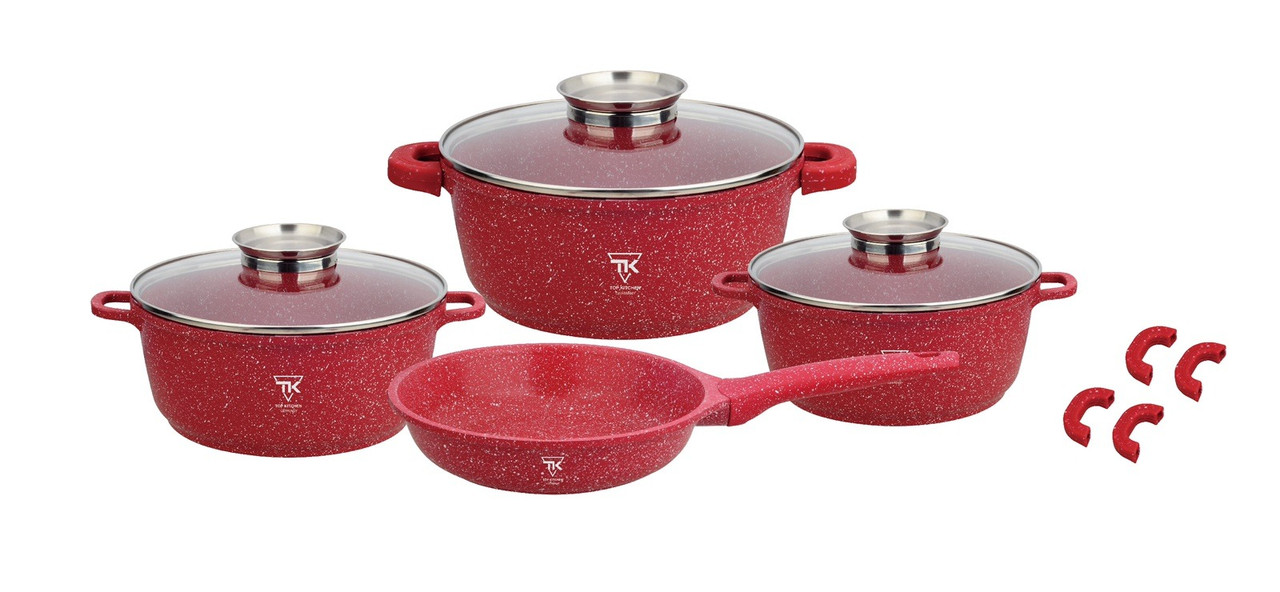 

Набор Кастрюль Top Kitchen TK00076 из 4 ёмкостей красный