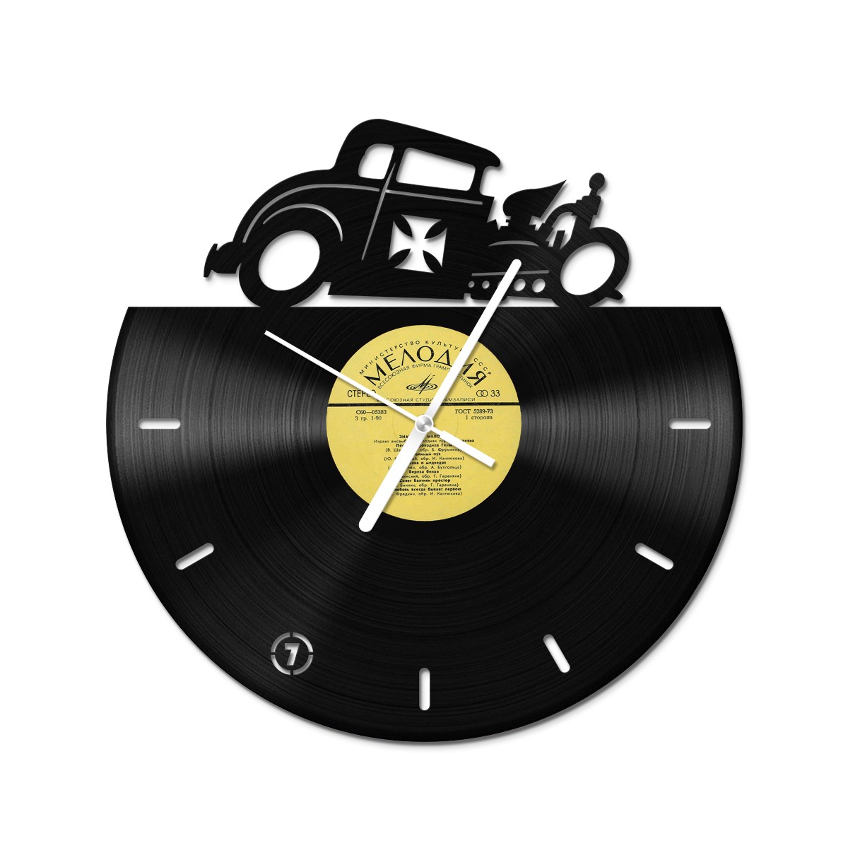 

Вініловий годинник Bear Kustom Arts Хотрод з Залізним Хрестом 30 см