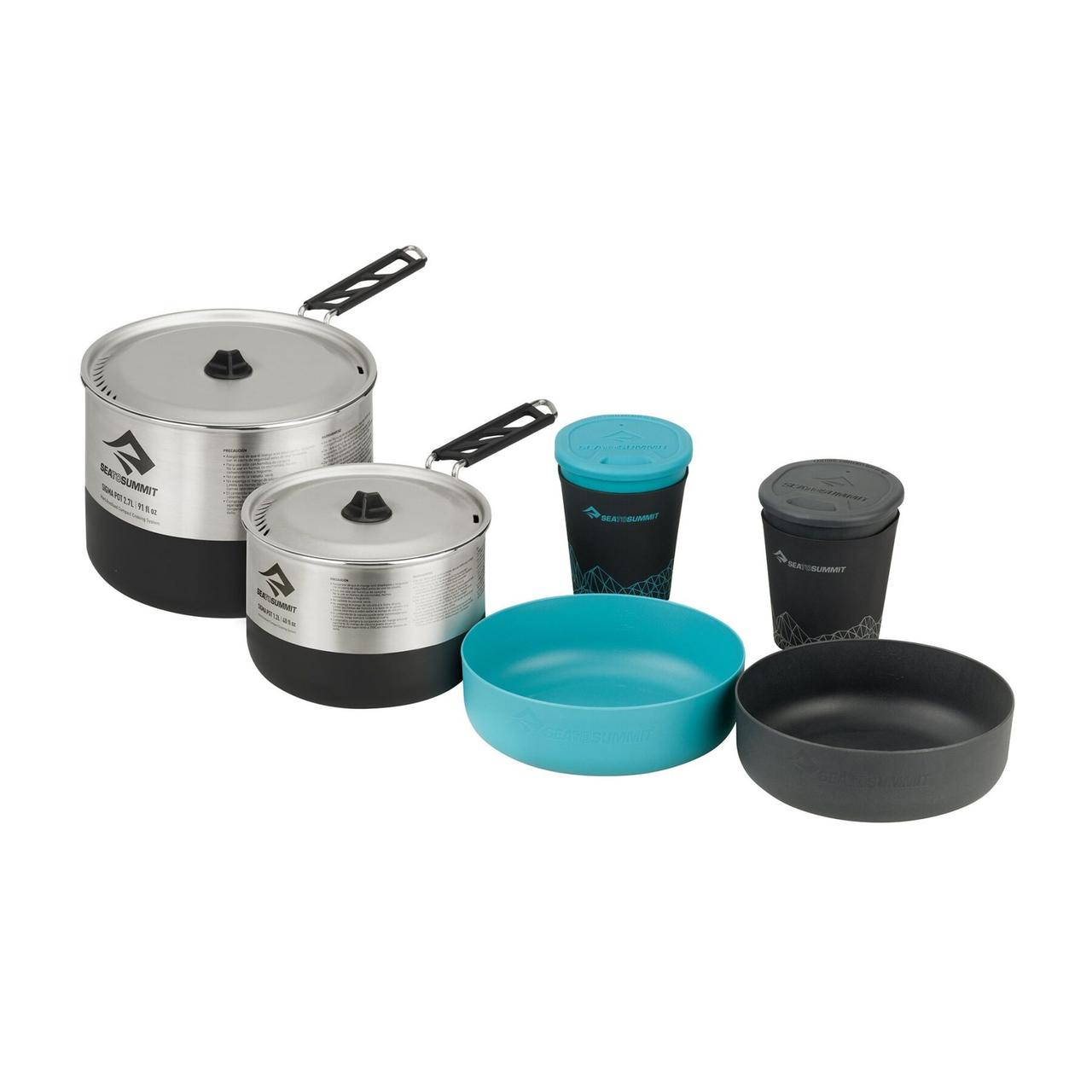 

Набір посуду Sea To Summit Sigma Cookset 2.2 Pacific Blue/Silver
