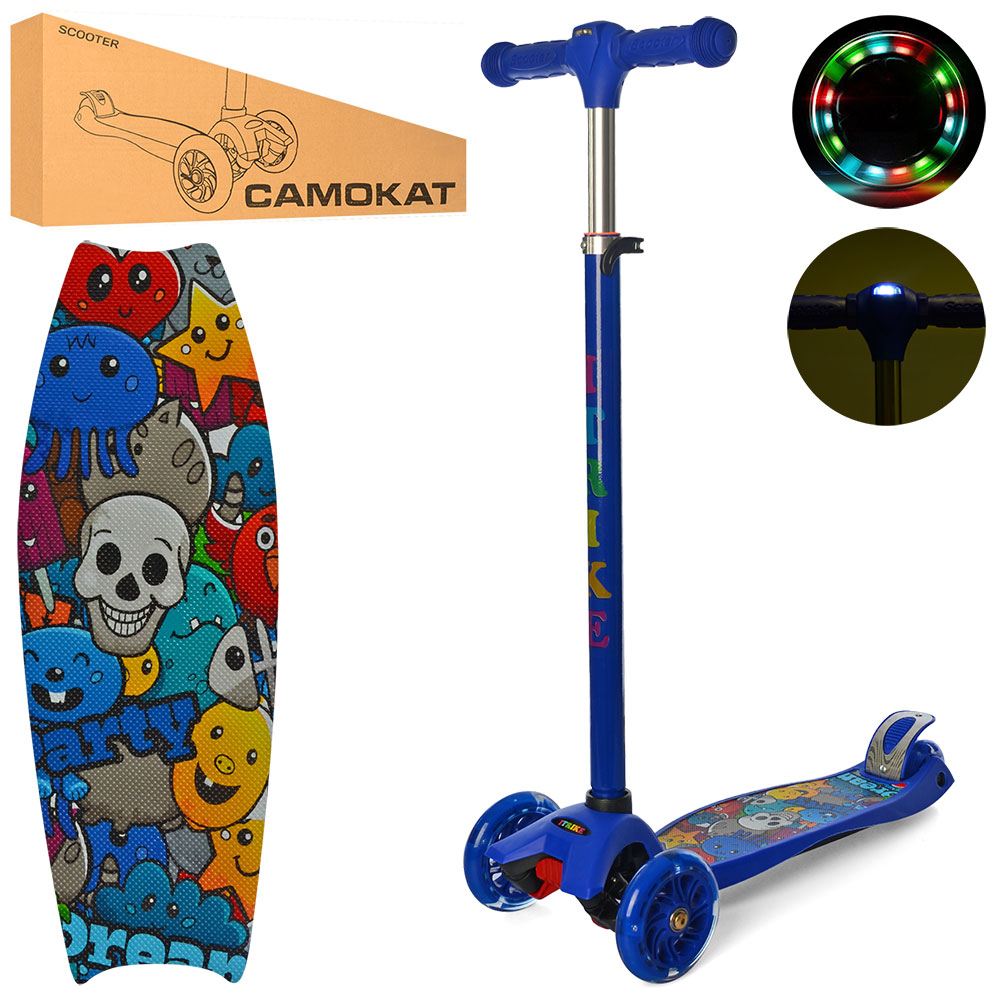 

Самокат iTrike Maxi JR 3-055-BL1-L Blue (JR 3-055L)