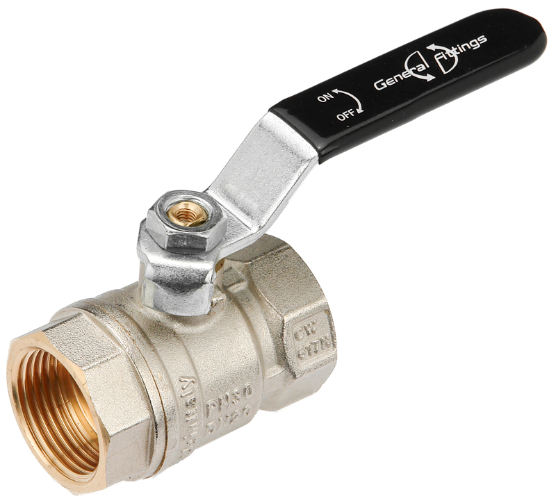 

Кран шаровой General Fittings 3/4" ВВ (7S00L1N050500A) ручка