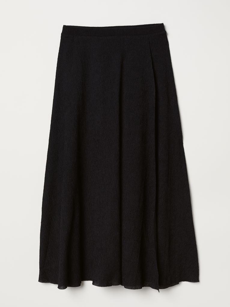 

Расклешенная юбка H&M 0689081  Черный, Расклешенная юбка H&M 0689081 S Черный