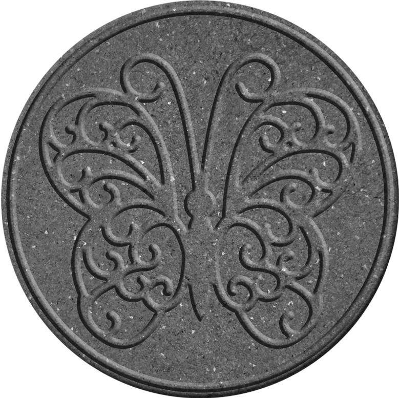 

Декор для дорожек сада,диам.45см,серый, "бабочка" (ПФ-16239)