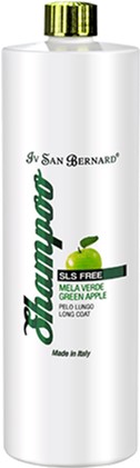 

Шампунь Iv San Bernard для собак и кошек Apple SLS Free для длинной шерсти придает блеск аромат яблока 1 л (1730 SLSSHAM1000)