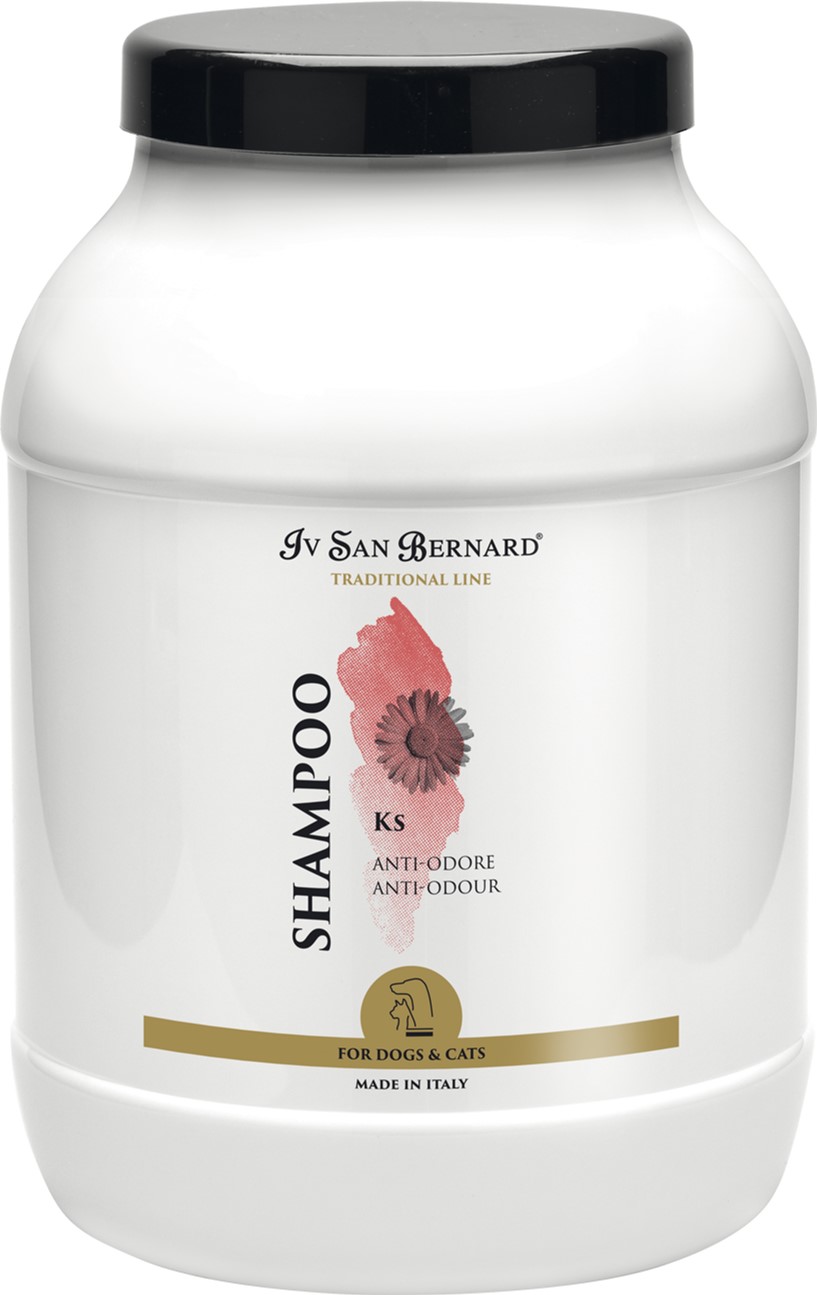 

Шампунь Iv San Bernard для собак и кошек KS Antismell для устранения неприятного запаха 3 л (8456 KSSHA3000)