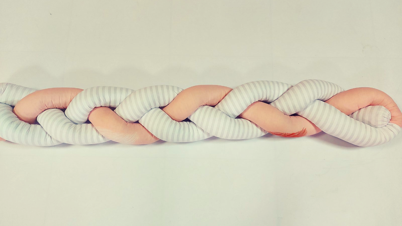 

Косичка-бортик в кроватку Lira Textile "Нежность" на 4 стороны 360 см