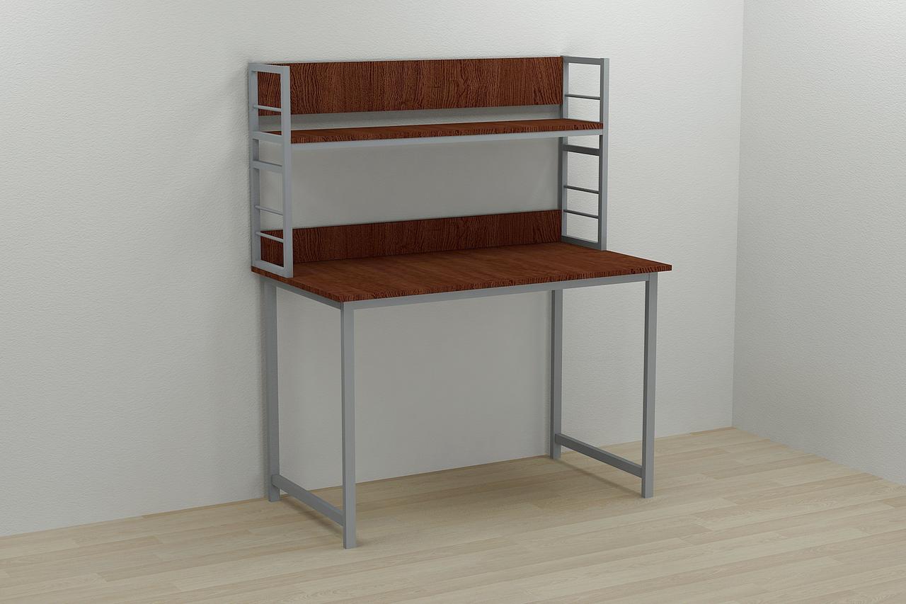 

Надстройка для стола Ferrum-decor Линкольн 60x120x28 Серый ДСП Венге