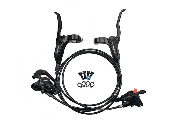 

Тормоз дисковый Shimano BR-M315+BL-M315 гидравлика пер+задн. черный.