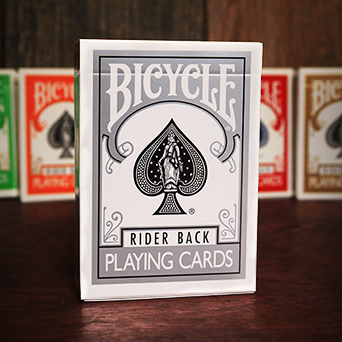 

Карты игральные USPCC Bicycle Rider Back Silver серебряные