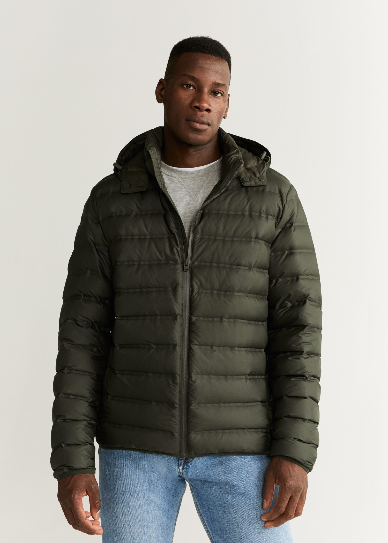 

Пуховик Mango XL Оливковый 03301633