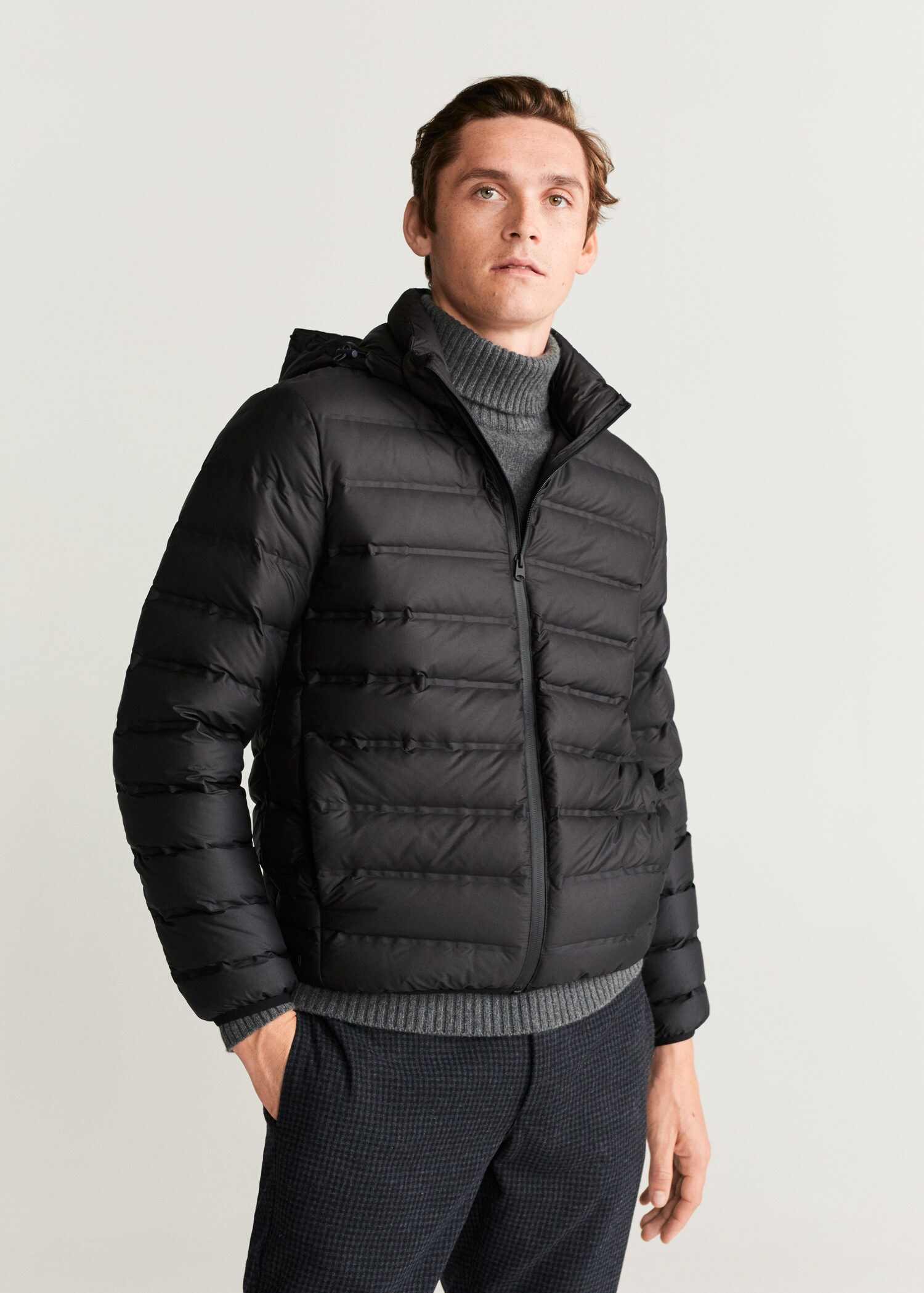 

Пуховик Mango XL Черный 03301628