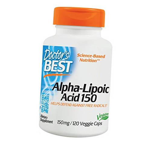 

Антиоксидант Doctor's Best Alpha-Lipoic Acid 150 120вегкапс (70327003)