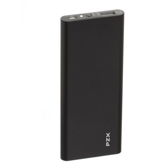 

Power bank 11200mAh PZX-C118, USB-2.1A + mini USB +кабель USB micro, LED фонарик, Black, Blister-BOX PZX-C118/B