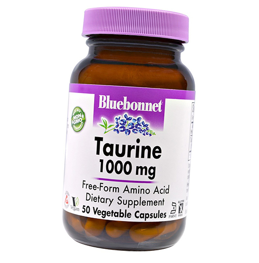

Таурин, Taurine 1000, Bluebonnet Nutrition 50вегкапс (27393003)