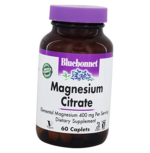 

Магний Цитрат, Magnesium Citrate, Bluebonnet Nutrition 60каплет (36393065)