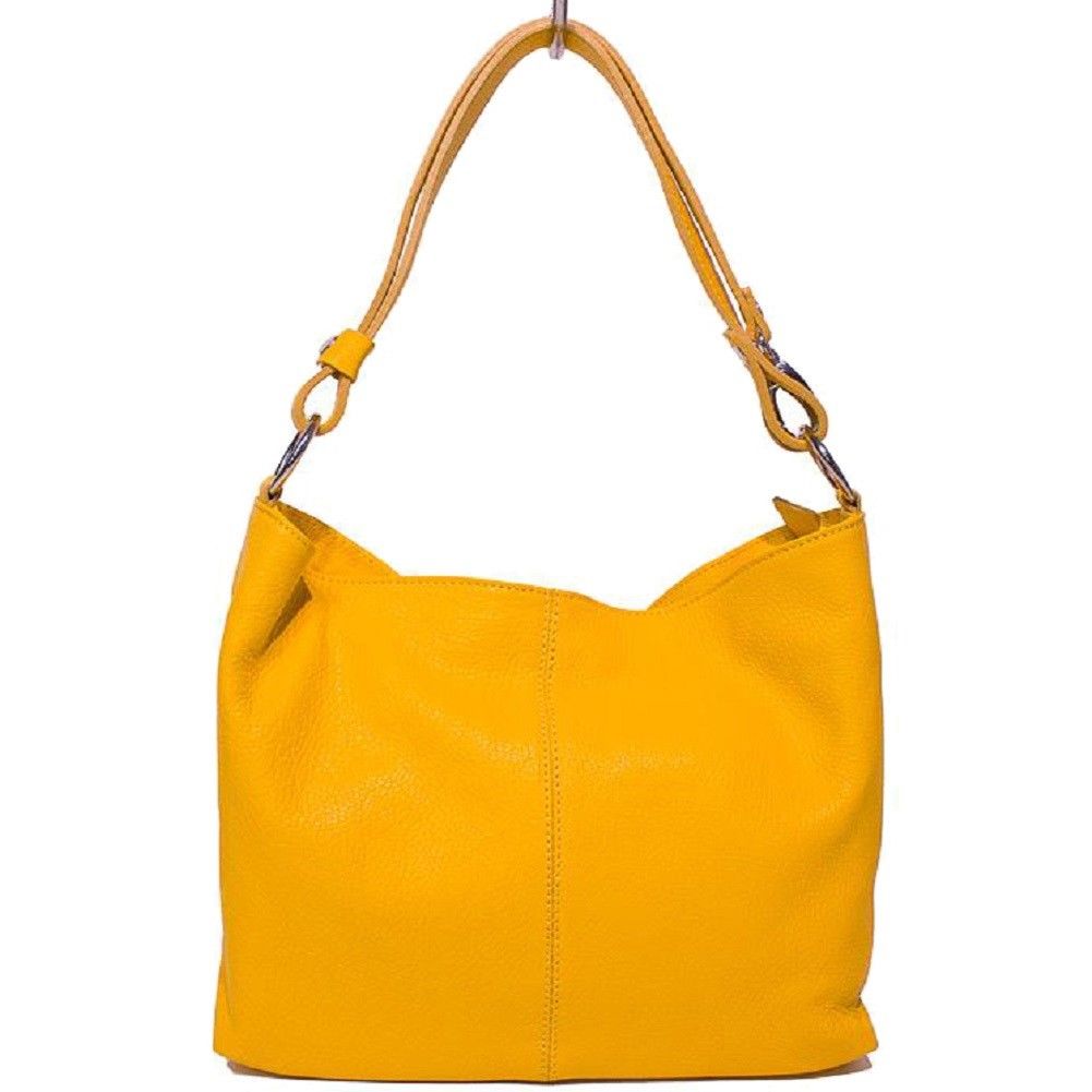 

Женская кожаная сумка Italian bags DB15207 yellow