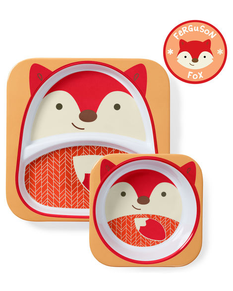 

Набір тарілочок Skip Hop Zoo Лисичка