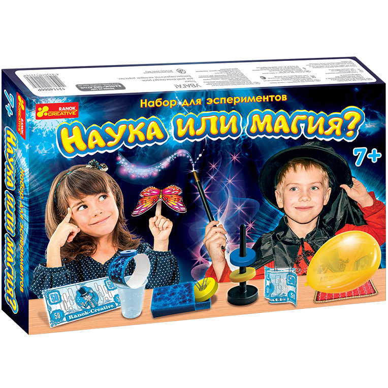 

Набор для экспериментов Наука или магия Ранок (12114066Р) (41319)