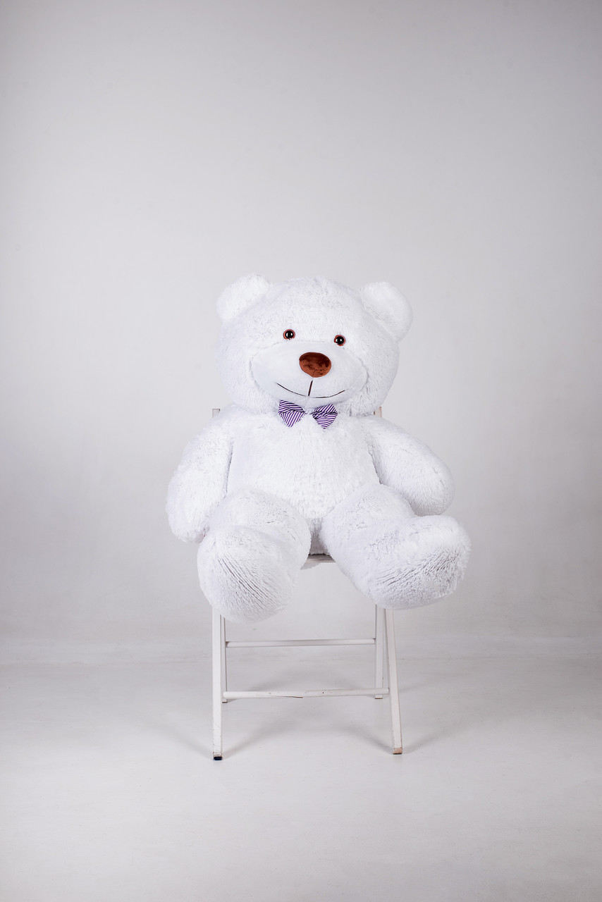 

Плюшевый мишка UToys Бенжамин 135 см белый