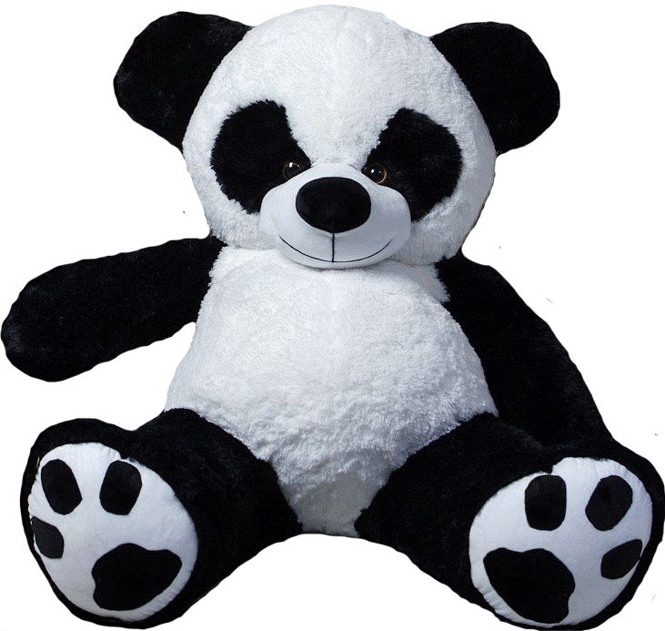 

Большая плюшевая панда Teddy Boom Томми 200 см Черно-белый