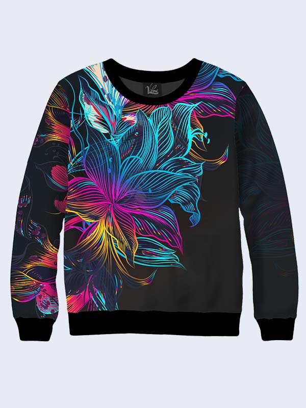 

Свитшот Neon flowers - Vilno -  - 9947, Свитшот Neon flowers - Vilno - M - 9947