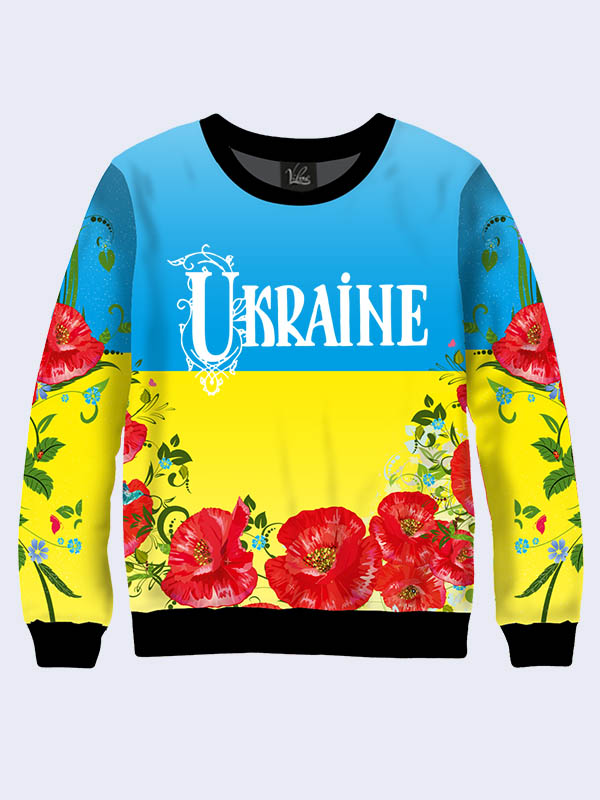 

Свитшот Ukraine with flowers - Vilno -  - 11303, Свитшот Ukraine with flowers - Vilno - S - 11303