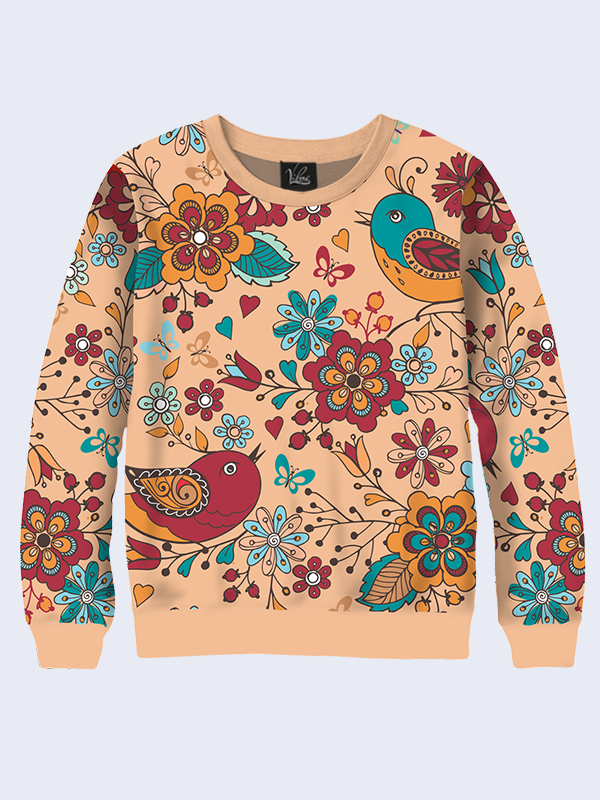 

Свитшот Цветные птички - Vilno -  - 9958, Свитшот Цветные птички - Vilno - L - 9958