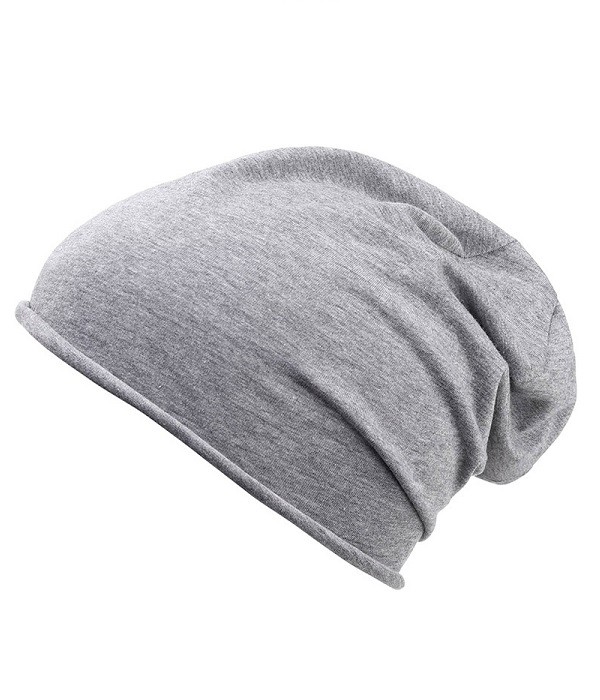 

Шапка Myrtle Beach Bio Cotton Beanie U Светло-серый с розовым