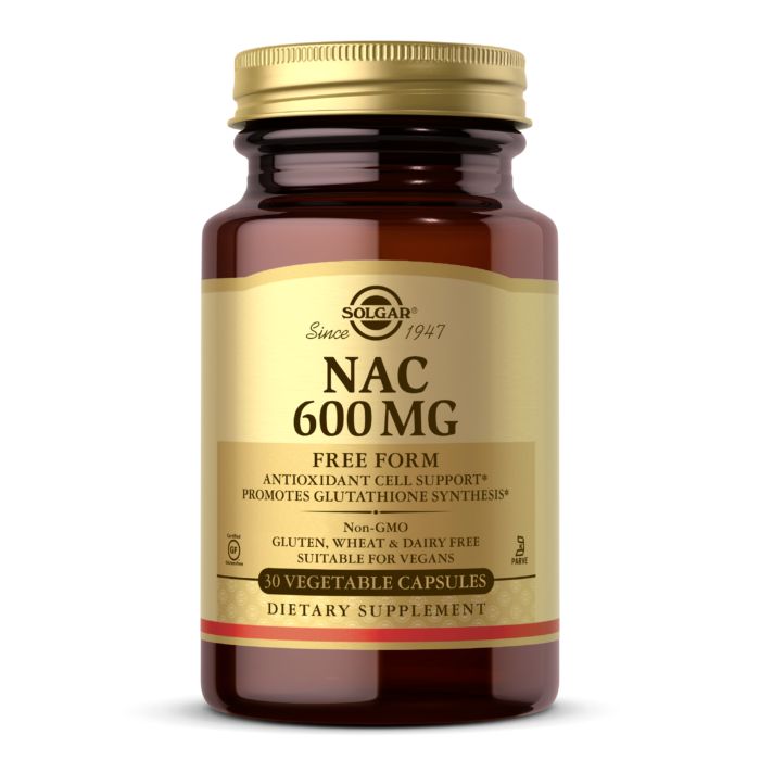 

Аминокислота Solgar NAC 600 mg, 30 вегакапсул