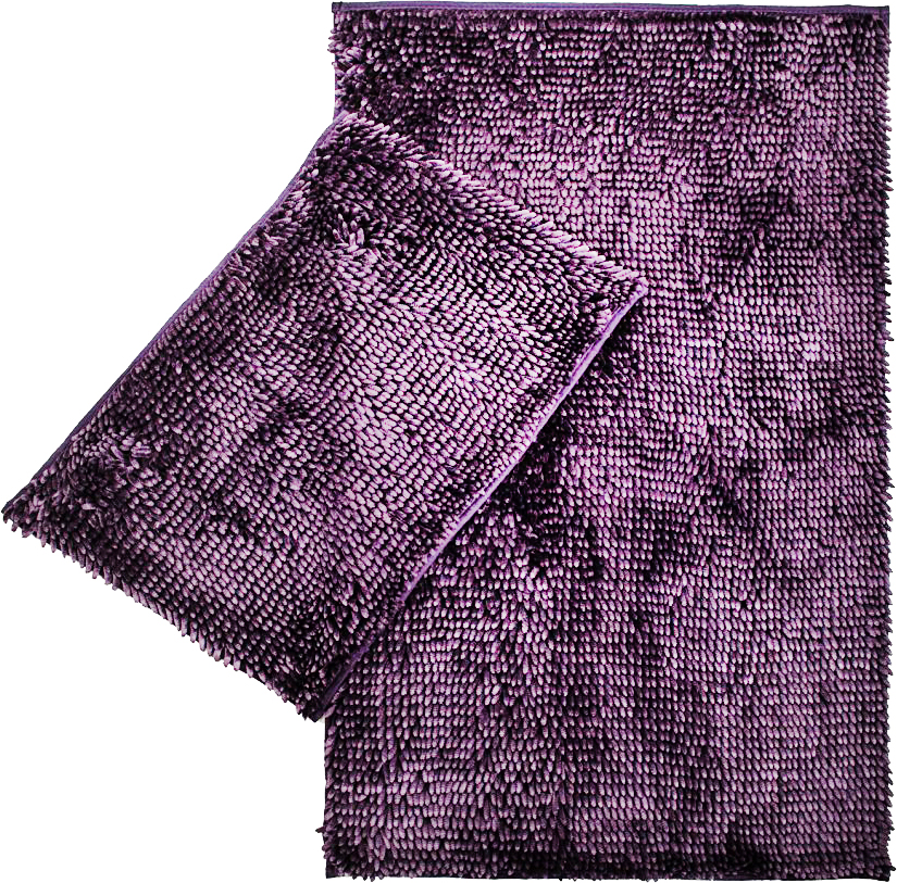 

Набор ковриков в ванную комнату Izzihome Lilo 40x60, 60x100 см Purple