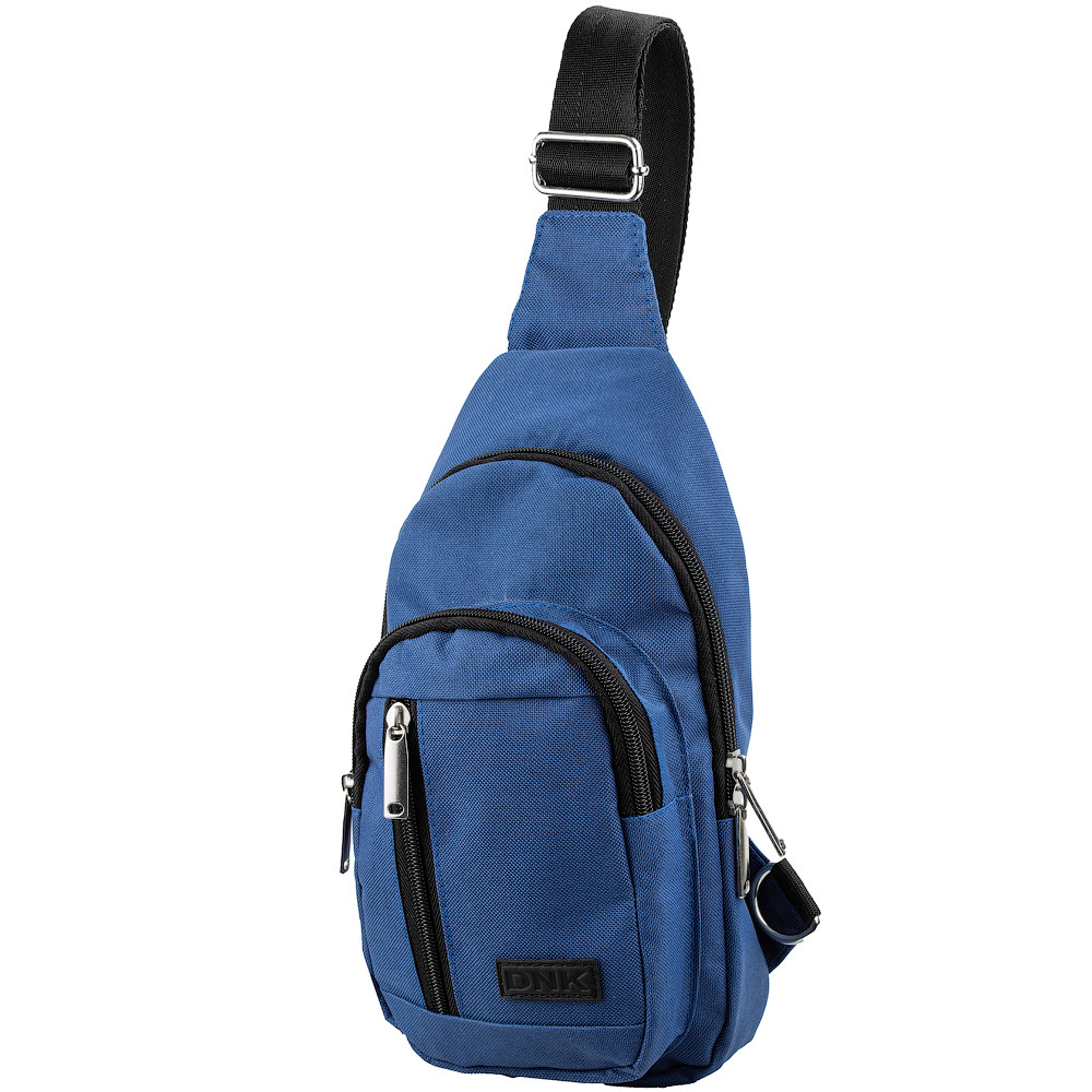 

Мужская рюкзак-сумка DNK Leather 28х14х4 см Синий