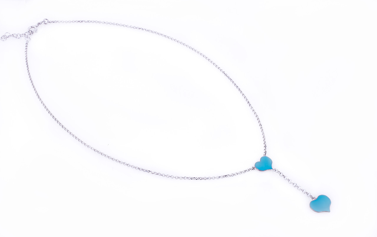 

Серебряное колье Dariy Морская волна
