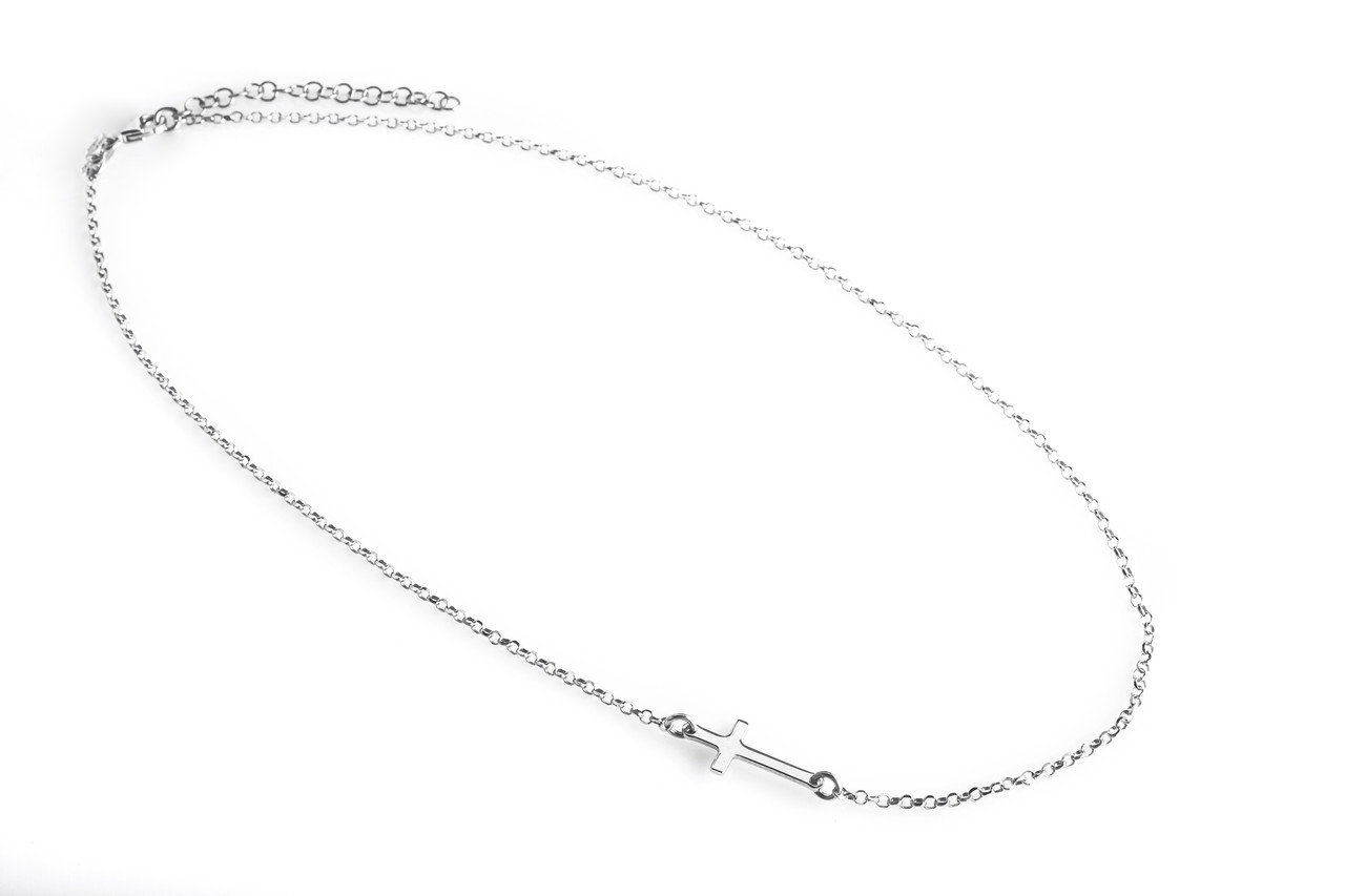 

Серебряная цепочка Dariy с крестиком N1604182F1264