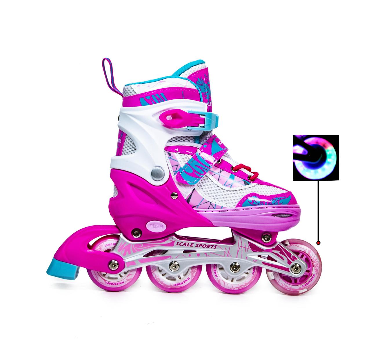 

Ролики Scale Sports LF 967 Розовый 29-33 1587967795