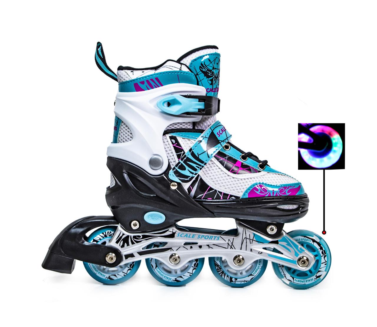 

Ролики Scale Sports LF 967 Бирюзовый 34-37 1100112894