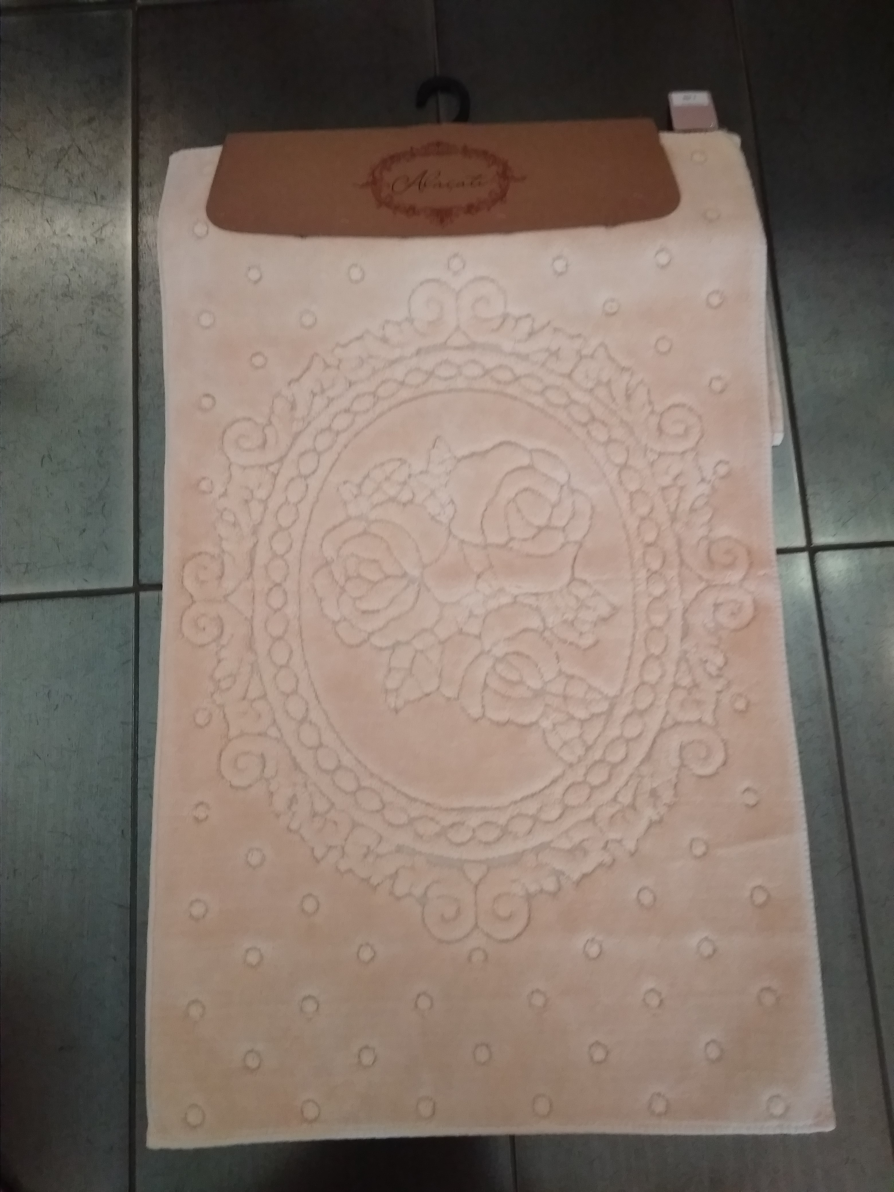 

Комплект ковриков Alacati home Cotton bath mat 2 предмета персиковый
