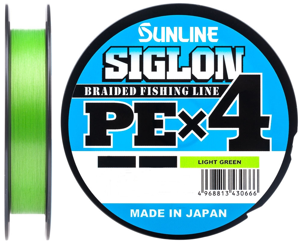 

Шнур Sunline Siglon PE X4 Light Green 300m #2.0/0.242mm 35lb/15.5kg