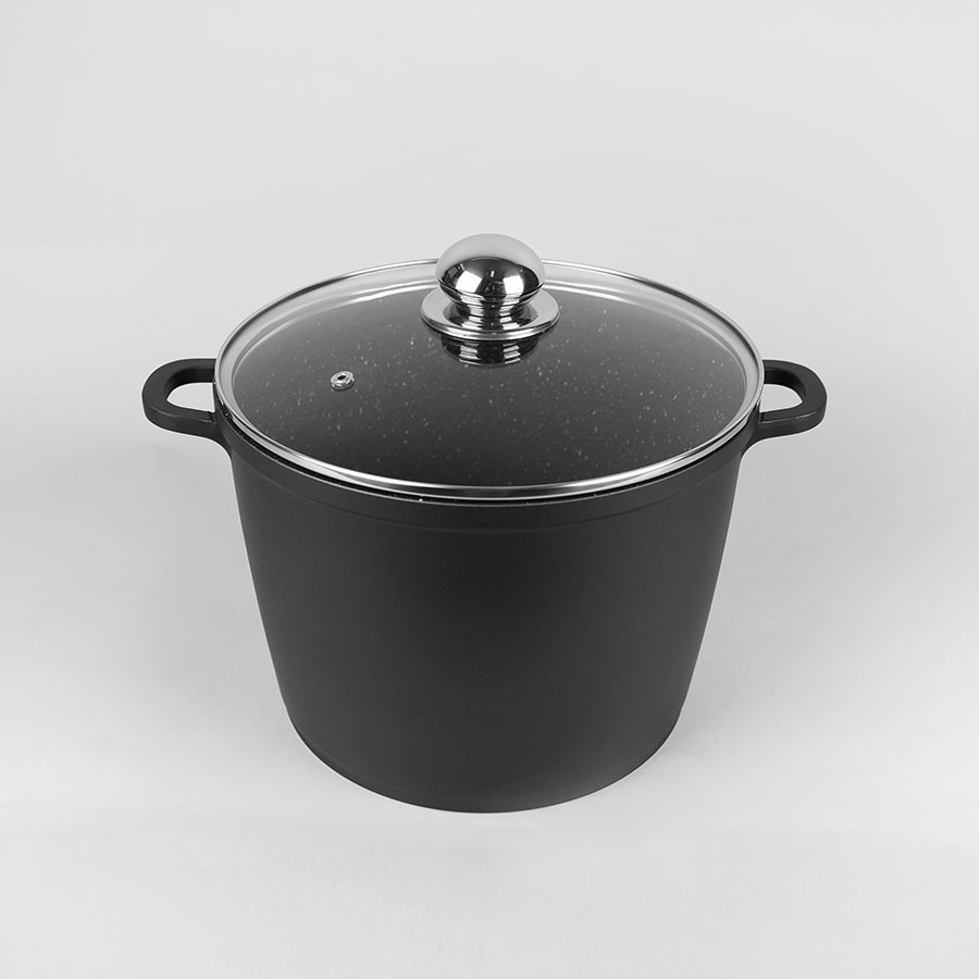

Кастрюля глубокая антипригарная со стеклянной крышкой 10.5 л Maestro MR-4628H
