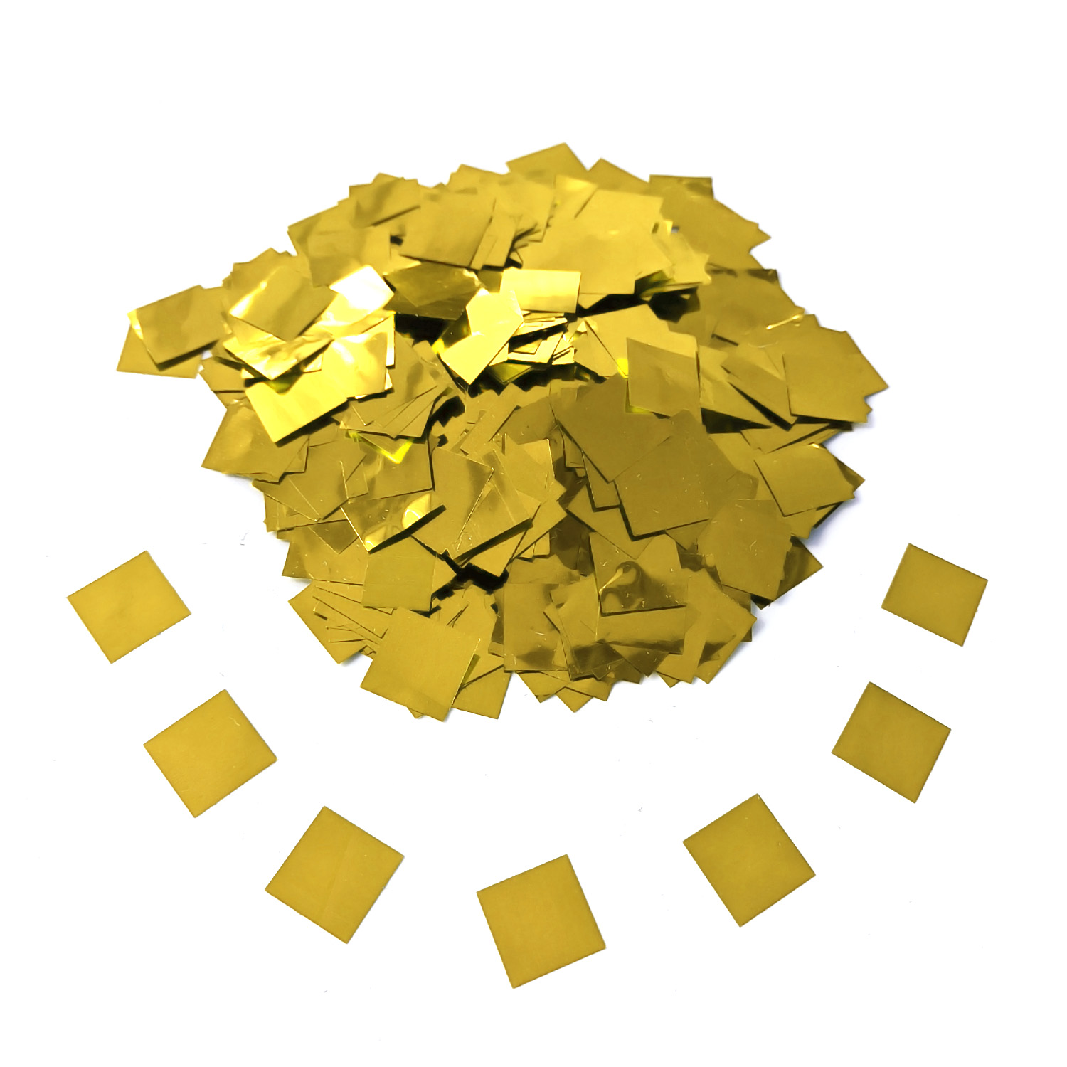 

Конфетті Siverska квадрати фольга золото 1000 г (SQGF1000)